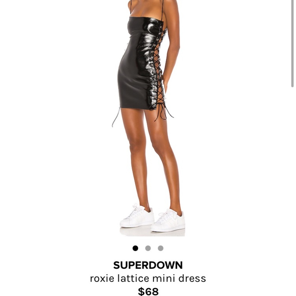 REVOLVE SUPERDOWN ROXIE LATTICE MINI DRESS XS